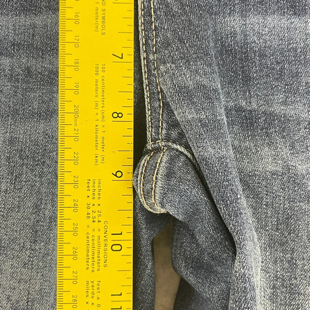 Liverpool Los Angeles Blue Denim Straight Leg Jeans Womens Mid-Rise‎ Size 25